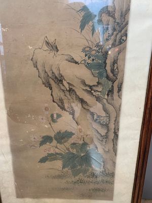 Chinese school: 'Four works with birds and insects near blossoming branches', ink and colour on paper, Republic — 照片 15