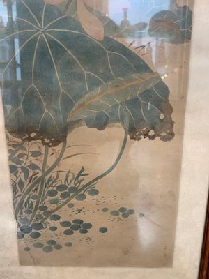 Chinese school: 'Four works with birds and insects near blossoming branches', ink and colour on paper, Republic — 照片 25