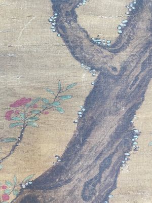 Chinese school: 'Gathering under the pine', ink and colour on silk, 18/19th C. — photo 15