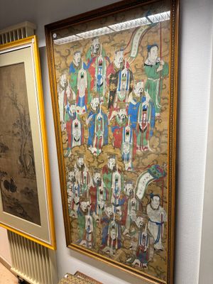 Chinese school: 'Godheden in de hemel', inkt en kleur op zijde, Qing — foto 2