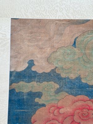 Chinese school: 'Great Heavenly King', ink and colour on silk, Ming or later — 照片 12