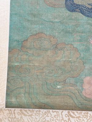 Chinese school: 'Great Heavenly King', ink and colour on silk, Ming or later — 照片 8