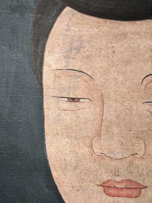 Chinese school: 'Guanyin', ink and colour on silk, Qing — 照片 21