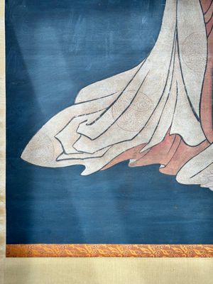 Chinese school: 'Guanyin', ink and colour on silk, Qing — 照片 4