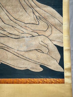 Chinese school: 'Guanyin', ink and colour on silk, Qing — 照片 6