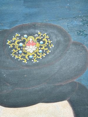 Chinese school: 'Guanyin', ink and colour on silk, Qing — 照片 10
