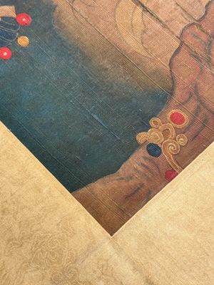 Chinese school: 'Heavenly king', ink and colour on silk, Qing or later — photo 14