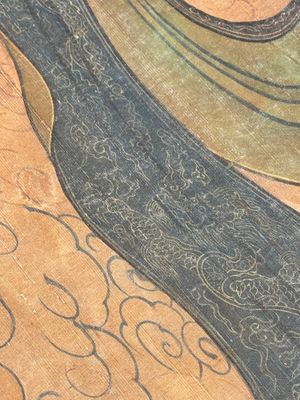 Chinese school: 'Heavenly king', ink and colour on silk, Qing or later — photo 17