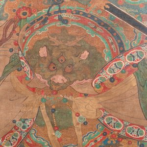 Chinese school: 'Heavenly king', ink and colour on silk, Qing or later — photo 7
