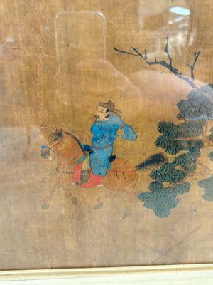 Chinese school: 'Horses', ink and colour on silk, 19th C. — photo 19