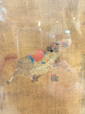 Chinese school: 'Horses', ink and colour on silk, 19th C. — photo 20