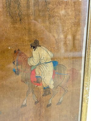 Chinese school: 'Horses', ink and colour on silk, 19th C. — photo 32