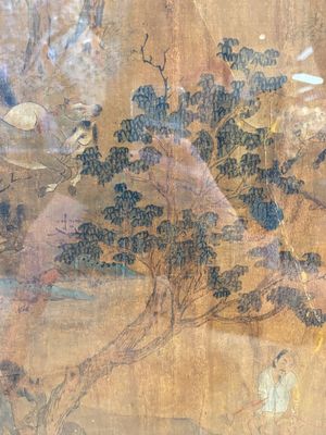 Chinese school: 'Horses', ink and colour on silk, 19th C. — photo 5