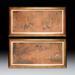Chinese school: 'Horses', ink and colour on silk, 19th C. — photo 1