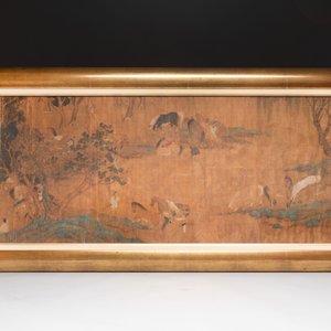 Chinese school: 'Horses', ink and colour on silk, 19th C. — photo 2
