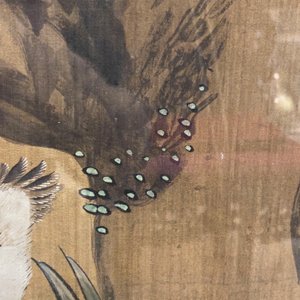 Chinese school, ink and color on silk: 'Ducks and birds near the water', late Ming/early Qing — photo 17