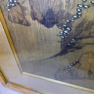 Chinese school, ink and color on silk: 'Landscape with birds', 17/18th C. — 照片 34