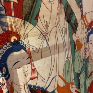 Chinese school, ink and colour on paper, Qing: 'Gods in heaven' — 照片 26