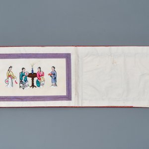 Chinese school, ink and colour on rice paper, Canton, 19th C.: a collection of 39 drawings in six albums — 照片 11