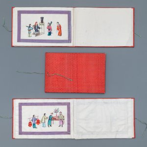 Chinese school, ink and colour on rice paper, Canton, 19th C.: a collection of 39 drawings in six albums — 照片 19
