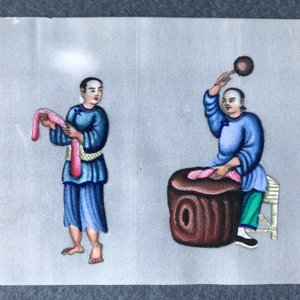 Chinese school, ink and colour on rice paper, Canton, 19th C.: a collection of 39 drawings in six albums — 照片 23