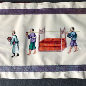 Chinese school, ink and colour on rice paper, Canton, 19th C.: a collection of 39 drawings in six albums — 照片 36