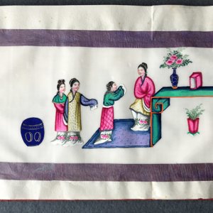 Chinese school, ink and colour on rice paper, Canton, 19th C.: a collection of 39 drawings in six albums — 照片 40