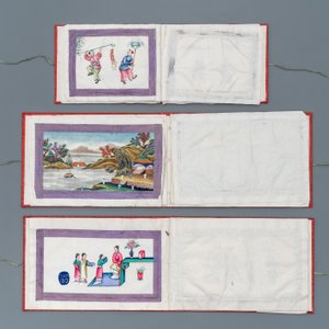 Chinese school, ink and colour on rice paper, Canton, 19th C.: a collection of 39 drawings in six albums — 照片 4