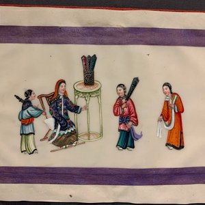 Chinese school, ink and colour on rice paper, Canton, 19th C.: a collection of 39 drawings in six albums — 照片 59