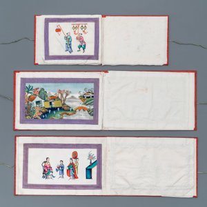 Chinese school, ink and colour on rice paper, Canton, 19th C.: a collection of 39 drawings in six albums — 照片 6