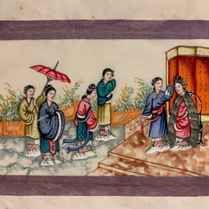 Chinese school, ink and colour on rice paper, Canton, 19th C.: a collection of 39 drawings in six albums — 照片 73