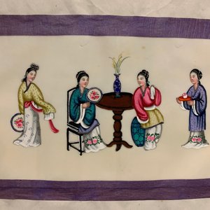 Chinese school, ink and colour on rice paper, Canton, 19th C.: a collection of 39 drawings in six albums — 照片 82