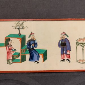 Chinese school, ink and colour on rice paper, Canton, 19th C.: a collection of 39 drawings in six albums — 照片 89