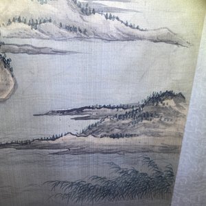 Chinese school, ink and colour on silk, 18/19th C.: 'Tea party on the water' — 照片 20