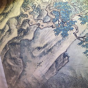 Chinese school, ink and colour on silk, 18/19th C.: 'Tea party on the water' — 照片 23
