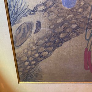 Chinese school, ink and colours on silk, 17/18th C.: 'A hunting falcon' — 照片 33