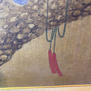 Chinese school, ink and colours on silk, 17/18th C.: 'A hunting falcon' — 照片 34