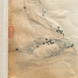 Chinese school, inkt en kleur op papier: drie verhalende scènes, 19e eeuw — foto 7