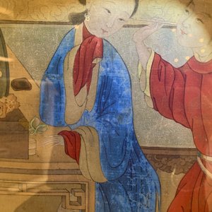Chinese school, inkt en kleur op zijde, 18e eeuw: 'De opmaak van een dame' — foto 10