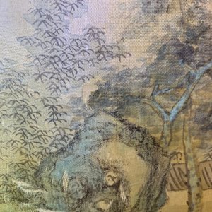 Chinese school, inkt en kleur op zijde, 20e eeuw: 'Drie landschappen' — foto 37