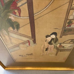 Chinese school, inkt en kleur op zijde: Acht erotische en romantische scènes, 18/19e eeuw — foto 32