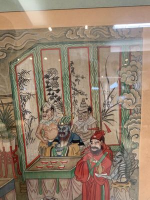 Chinese school: 'Journey to the West', ink and colour on paper, 19th C. — photo 3