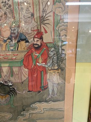Chinese school: 'Journey to the West', ink and colour on paper, 19th C. — photo 4