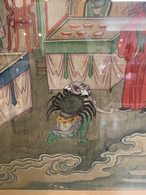 Chinese school: 'Journey to the West', ink and colour on paper, 19th C. — photo 5
