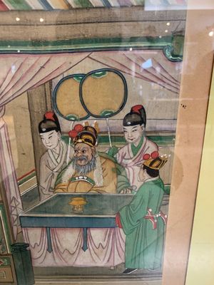 Chinese school: 'Journey to the West', ink and colour on paper, 19th C. — photo 9