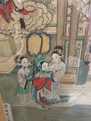 Chinese school: 'Journey to the West', ink and colour on paper, 19th C. — photo 10