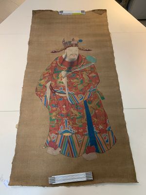 Chinese school: 'Luxing 禄星', ink and colour on silk, Qing or later — 照片 1