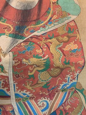 Chinese school: 'Luxing 禄星', ink and colour on silk, Qing or later — 照片 3