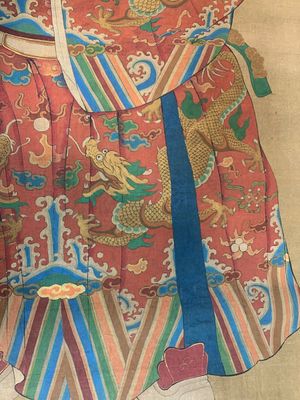 Chinese school: 'Luxing 禄星', ink and colour on silk, Qing or later — 照片 5