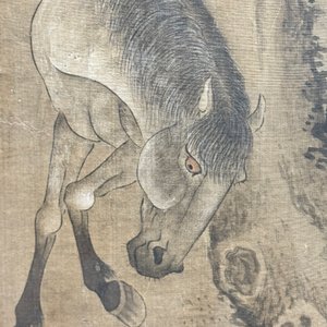 Chinese school: 'Man with two horses', ink and colour on silk, 18/19th C. — photo 17